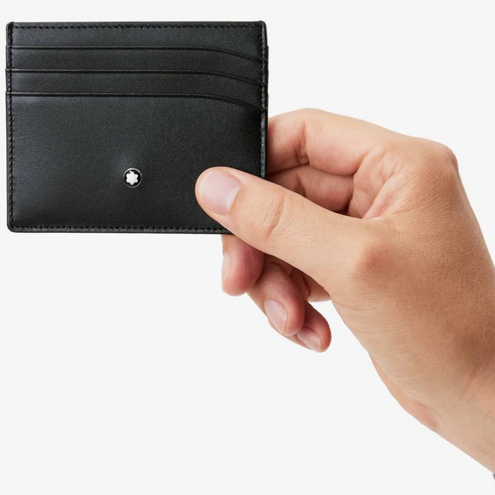 Montblanc Meisterstuck Portafoglio 8cc Pelle Nera