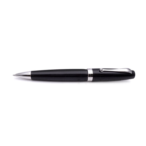 Penna a sfera Montegrappa Mia in resina nera con finitura palladio ISMIABIC
