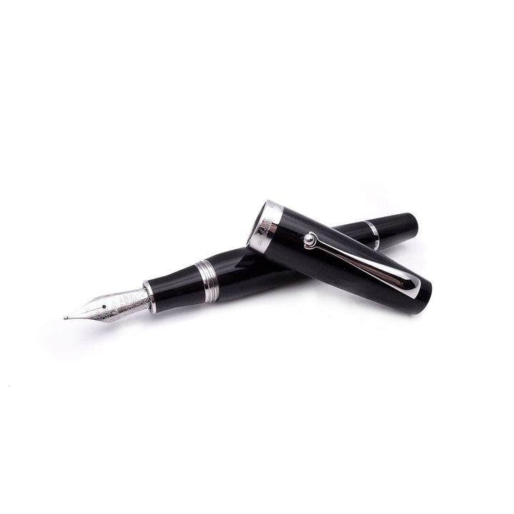 Montegrappa penna stilografica Mia Resina Nera Pennino acciaio