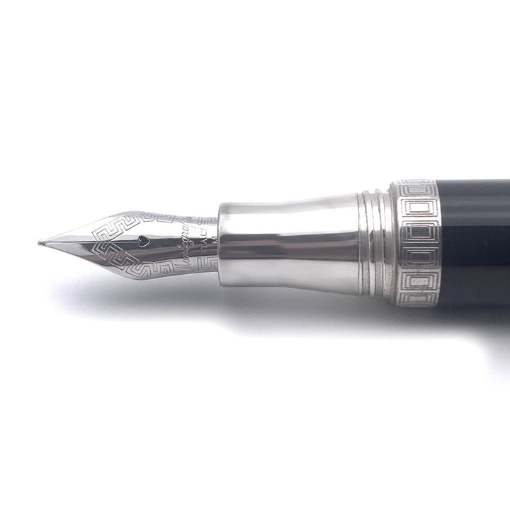 Montegrappa Penna Stilografica Espressione Duetto Grigia Argento