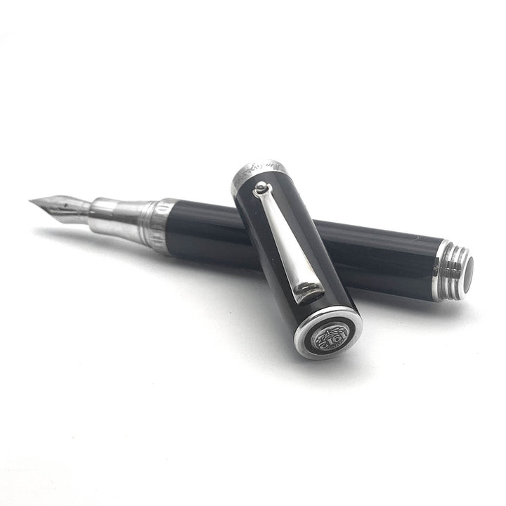 Montegrappa Penna Stilografica Espressione Duetto Grigia Argento