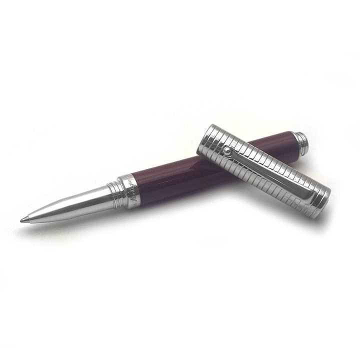 Montegrappa Penna Roller Espressione Duetto Marrone Argento
