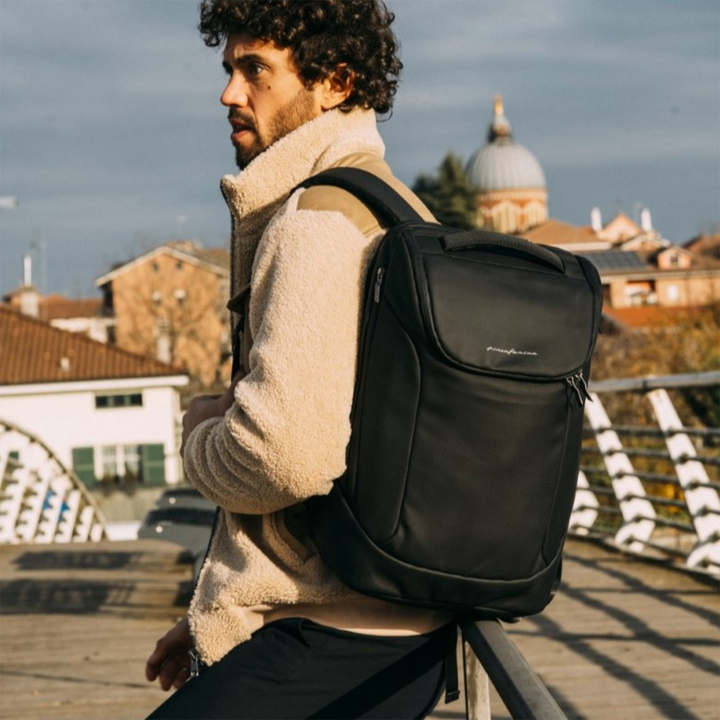 The Bridge Zaino Linea Fabio Pelle Marrone Finiture Rutenio