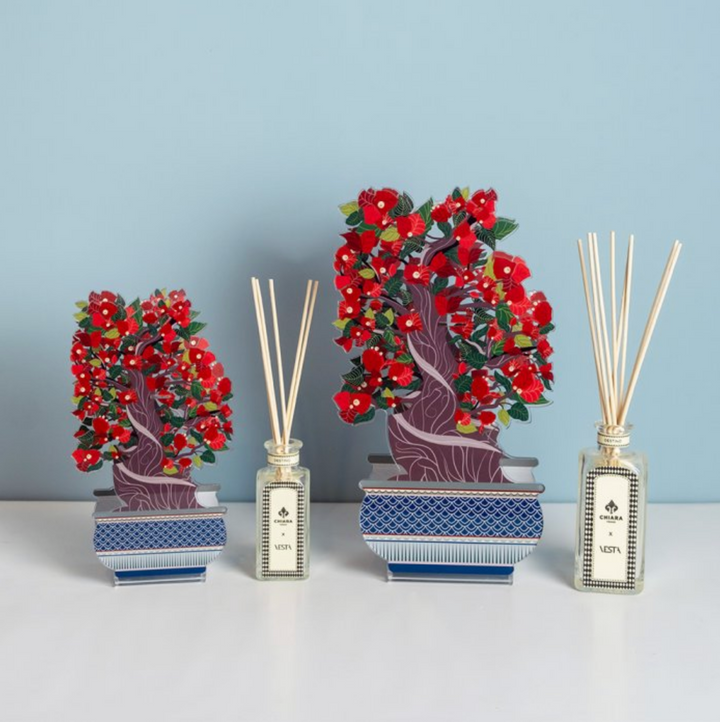 Vesta Profumatore Bonsai Bouganville piccolo rosso 100ml 7501785