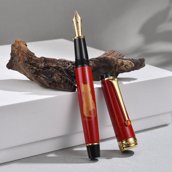 Qianyu Penna Stilografica Fireworks And Cats Collezione Ingenuity