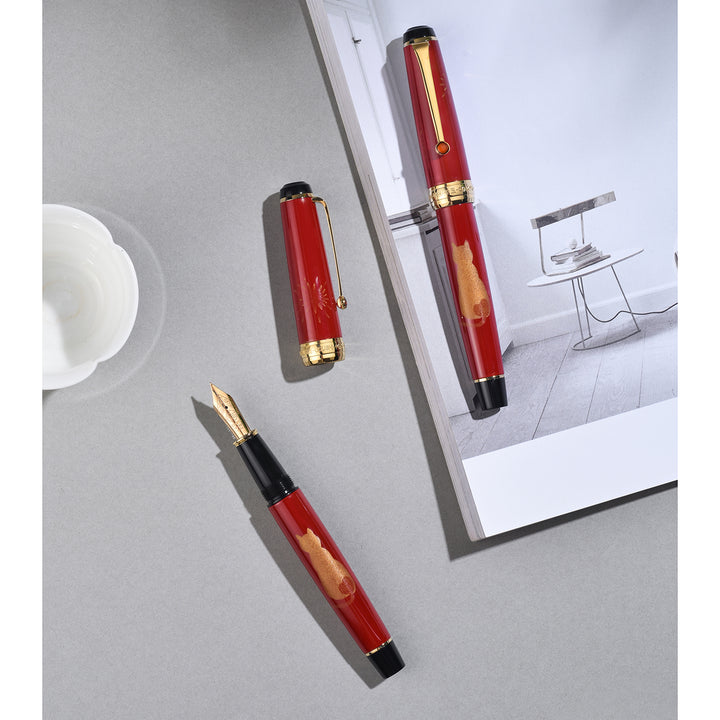 Qianyu Penna Stilografica Fireworks And Cats Collezione Ingenuity