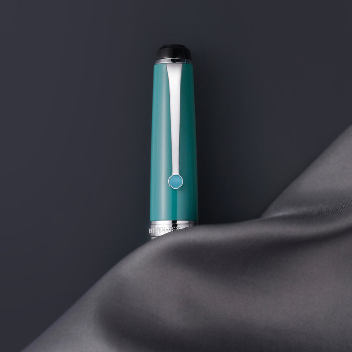 Qianyu The West Lake Blue Ingenuity Penna Stilografica Ebanite-Urushi