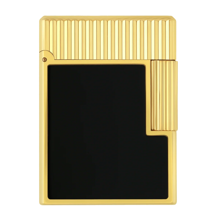 S.T. Dupont Accendino Ligne1 Nero - Oro lavorazione diamante C14120