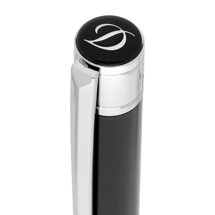 S T Dupont penna a sfera Fender Initial nero cromo  