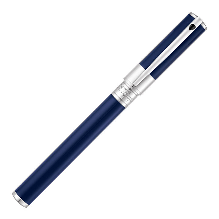 S.T. Dupont Penna stilografica Wi D-Initial Blu Cromato 260202