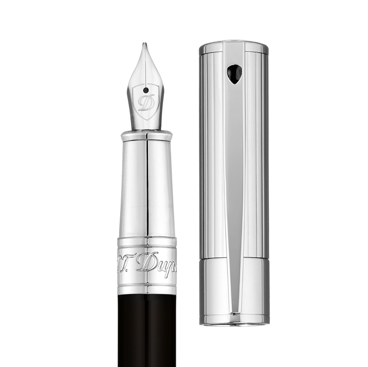 S.T. Dupont Penna stilografica Wi D-Initial Bicolore/Cromato 260204