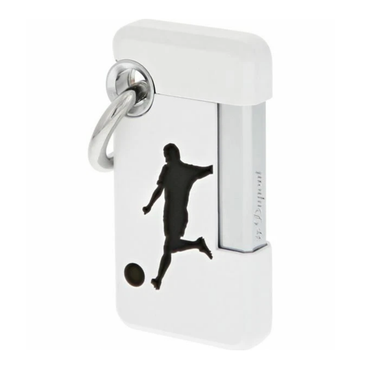 S.T. Dupont Hooked Ronald-o Accendino Jet Flame Cromo/Bianco