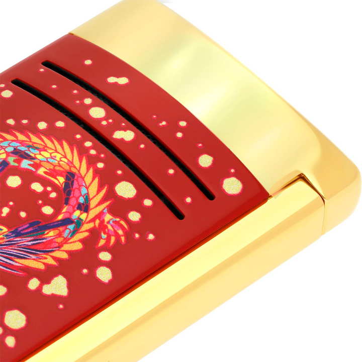 S.T. Dupont accendino MaxiJet “Dragon” Bordeaux