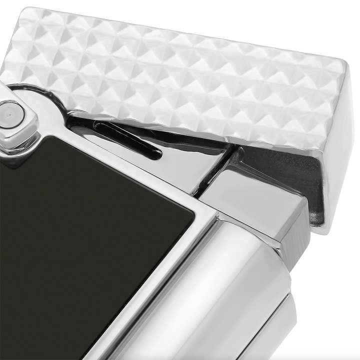 S.T. Dupont Accendino Collana Argentato Nero Laccato - K27076CH