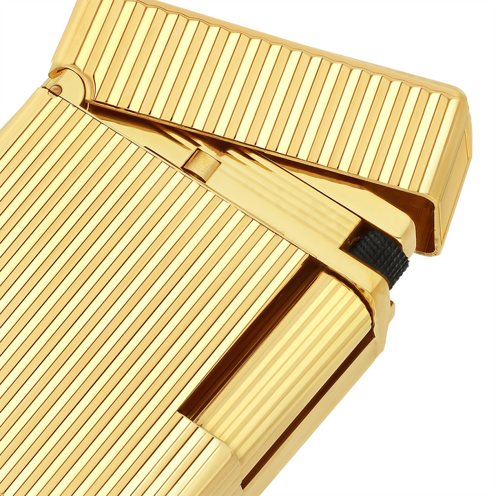 S.T.Dupont Accendino Maxijet Partagas Blu Finitura oro 020095