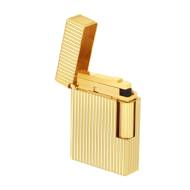 S.T.Dupont Accendino Maxijet Partagas Blu Finitura oro 020095