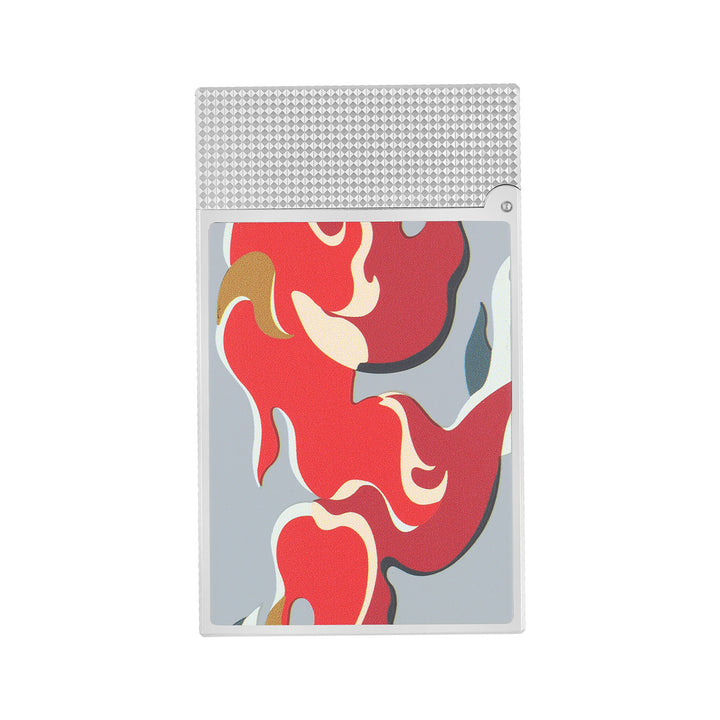 S.T. Dupont Accendino Ligne2 Camouflage rosso / Palladio C16051