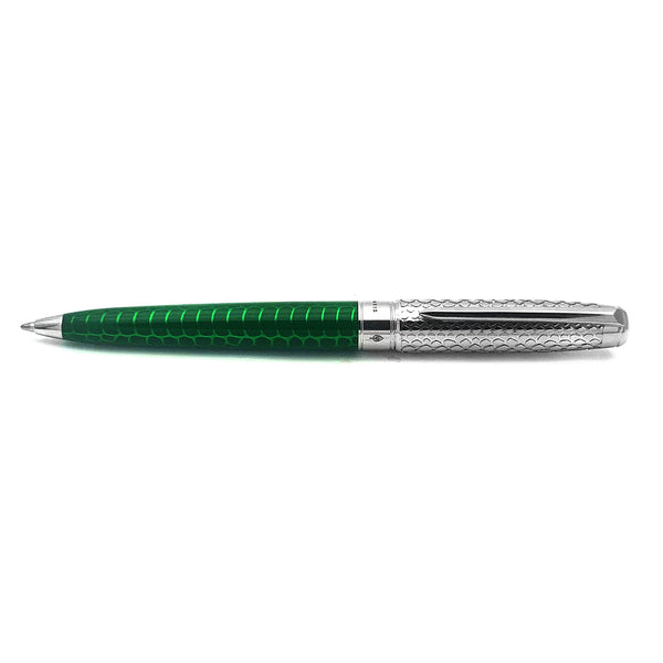 S.T. Dupont Line D Eternity penna a sfera Pen Large pelle di serpente verde 