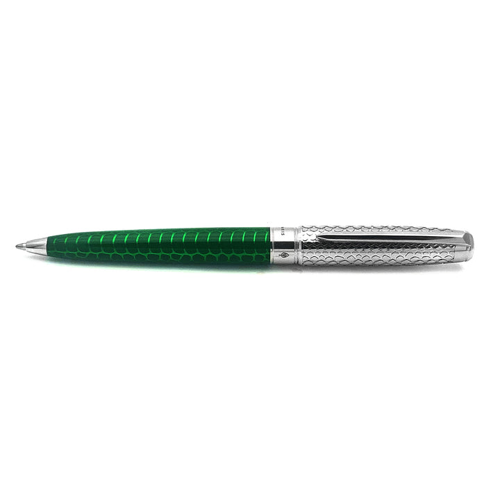 S.T. Dupont Line D Eternity penna a sfera Pen Large pelle di serpente verde 