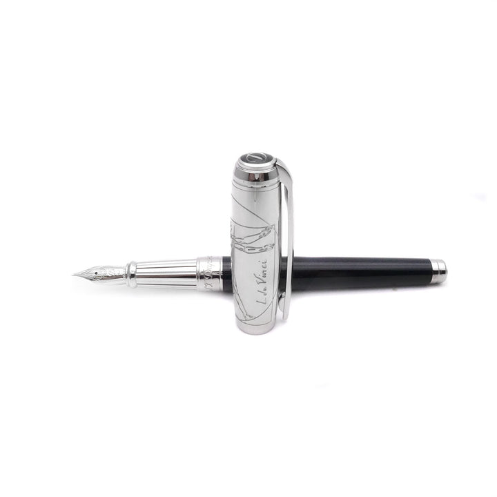 S.T. Dupont Line D Premium Penna Stilografica Uomo Vitruviano Edizione Limitata