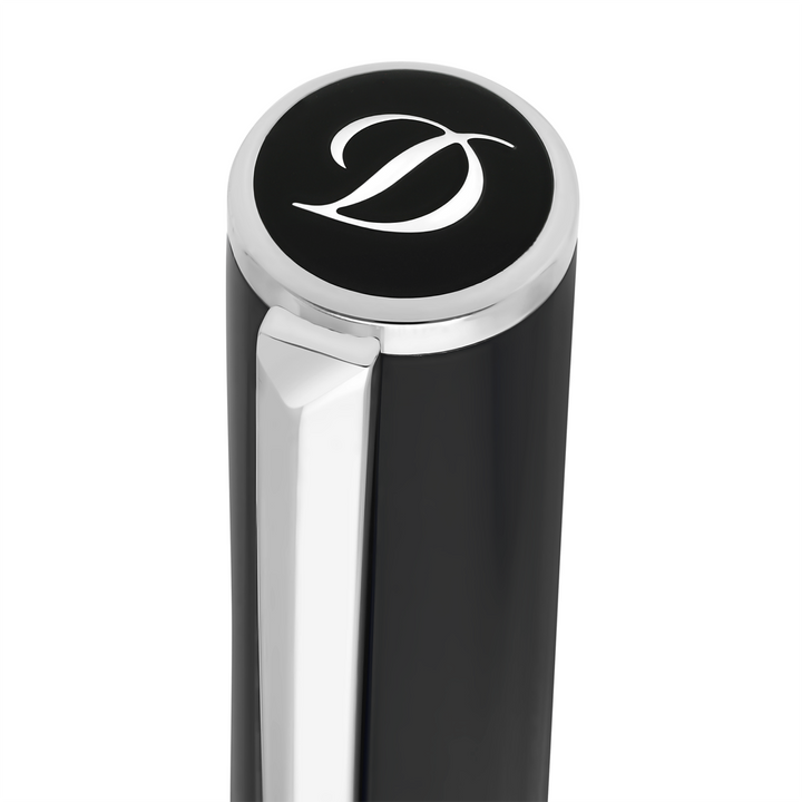 S.T. Dupont Rollerball Pen Initial Black/Chrome 272200