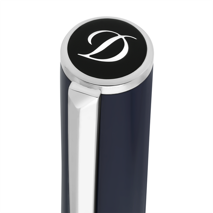 S.T. Dupont Rollerball Pen Wi Initial Blu/Chrome 272205