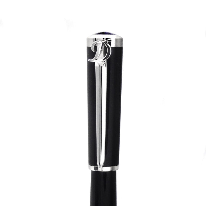 S.T. Dupont Sword Penna Stilografica Lacca Nera Finitura Palladio 