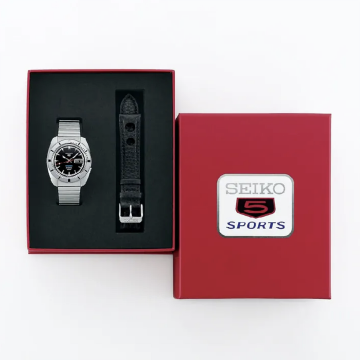 Orologio Seiko 5 Sport riedizione Limited edition Quadrante Nero