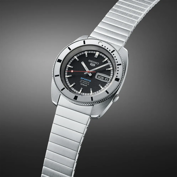 Orologio Seiko 5 Sport riedizione Limited edition Quadrante Nero