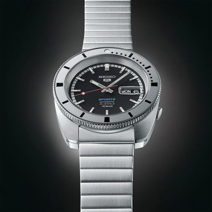 Orologio Seiko 5 Sport riedizione Limited edition Quadrante Nero