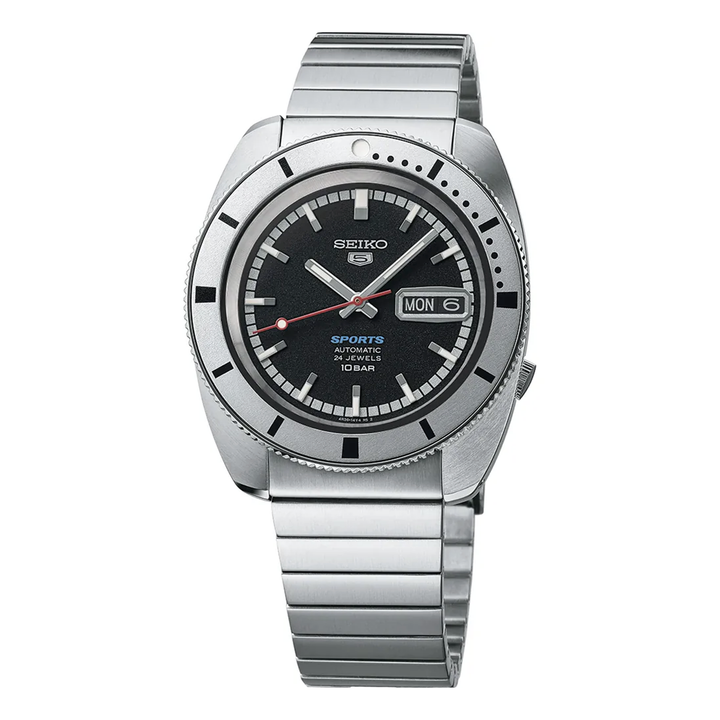 Orologio Seiko 5 Sport riedizione Limited edition Quadrante Nero