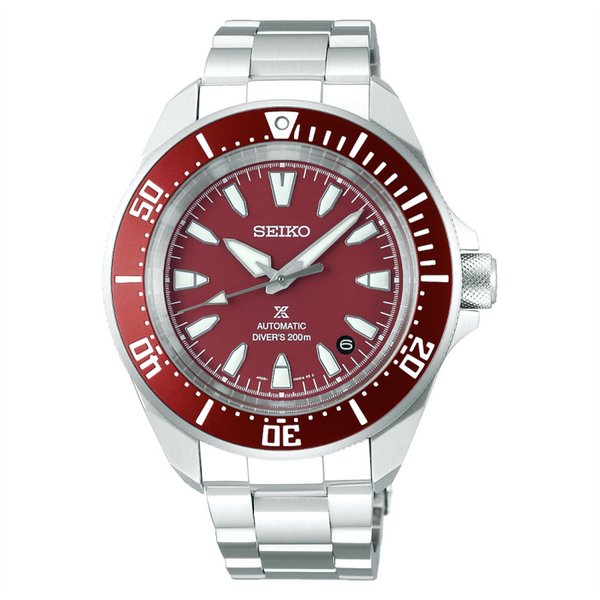 Seiko Orologio Prospex Samurai Automatic Diver 200mt Rosso SRPL11K1