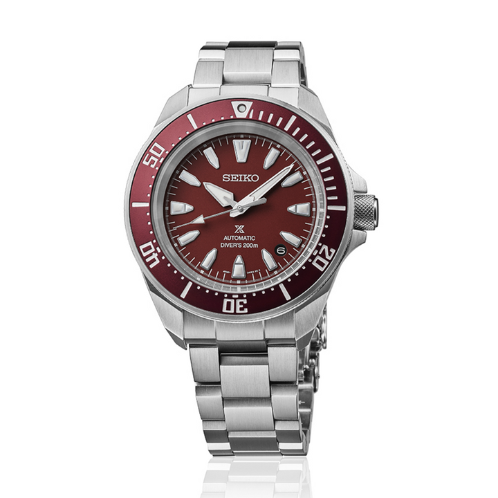 Seiko Orologio Prospex Samurai Automatic Diver 200mt Rosso SRPL11K1