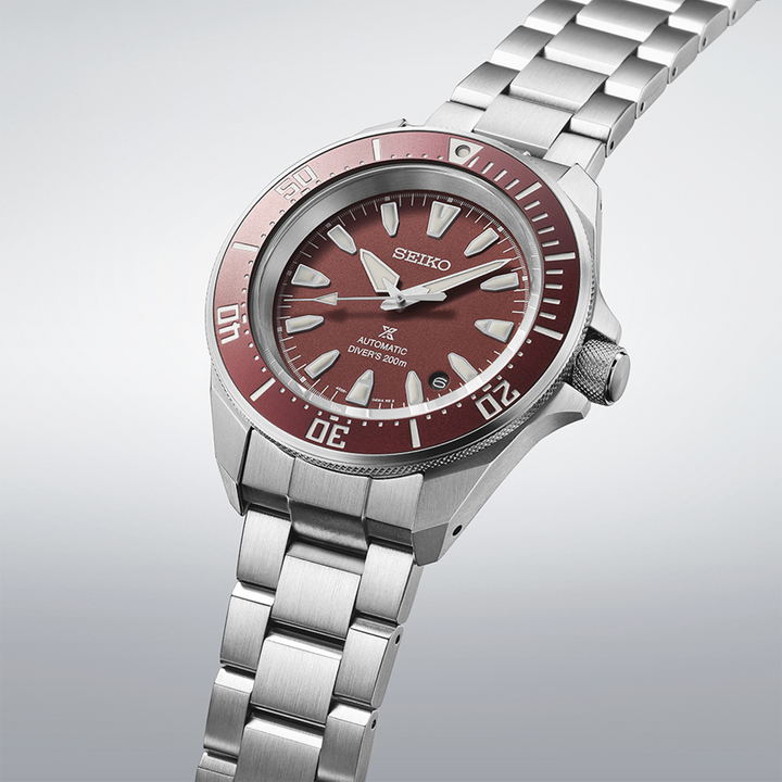 Seiko Orologio Prospex Samurai Automatic Diver 200mt Rosso SRPL11K1