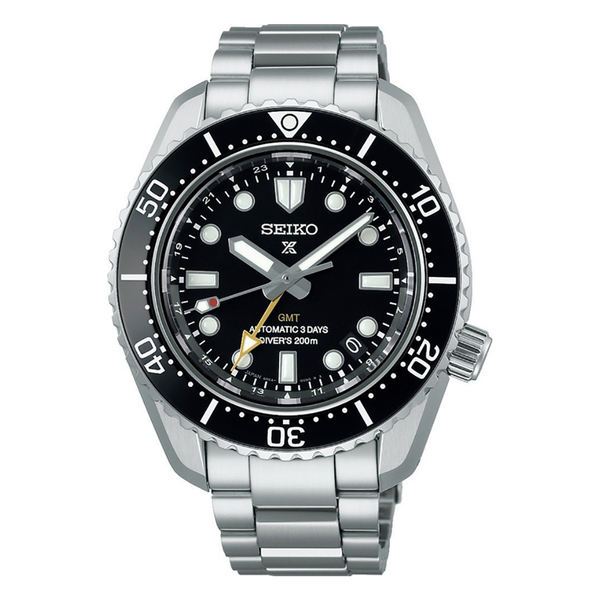 Orologio Seiko Prospex GMT Automatic Diver Quadrante Nero SPB383J1