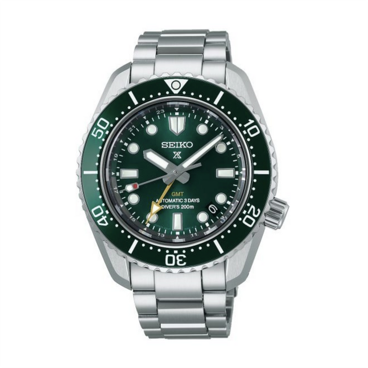 Seiko Orologio Prospex GMT Automatic Diver 200mt Verde 42mm SPB381J1