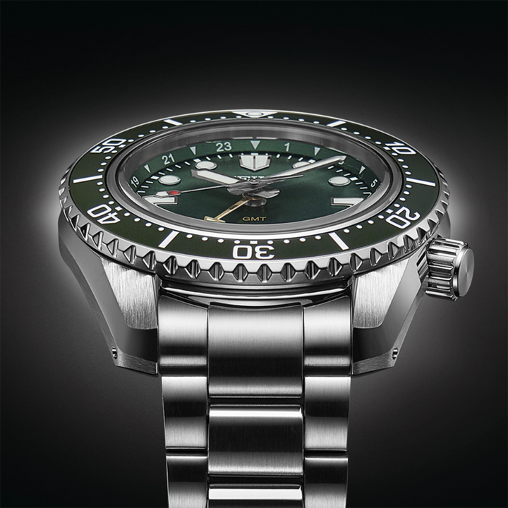 Seiko Orologio Prospex GMT Automatic Diver 200mt Verde 42mm SPB381J1