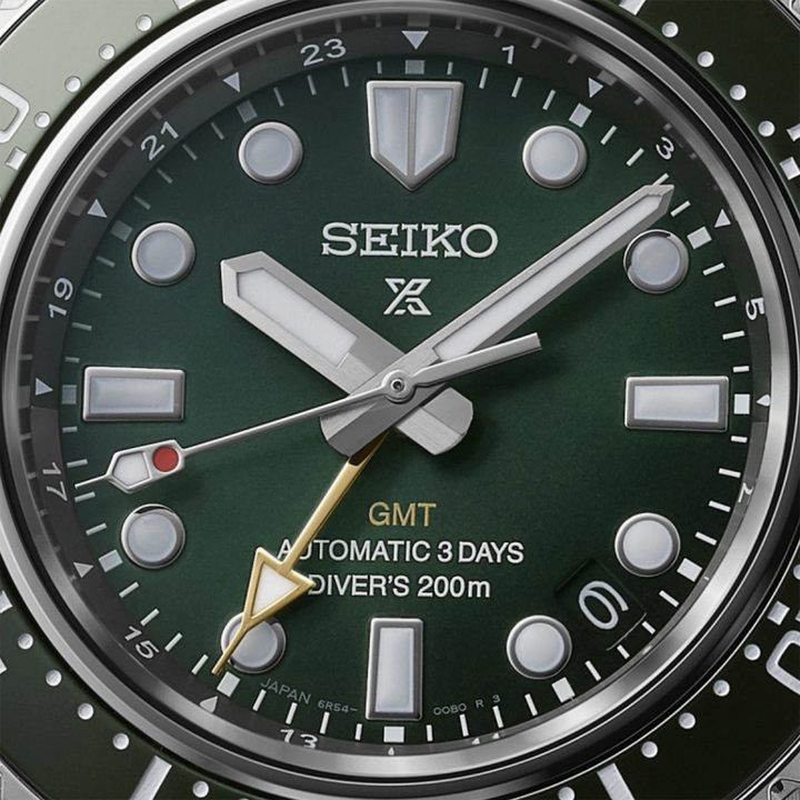 Seiko Orologio Prospex GMT Automatic Diver 200mt Verde 42mm SPB381J1
