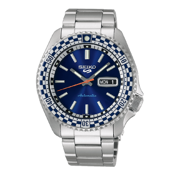 Orologio Seiko 5 Sport Checker Flag Blue Special Edition SRPK65K1