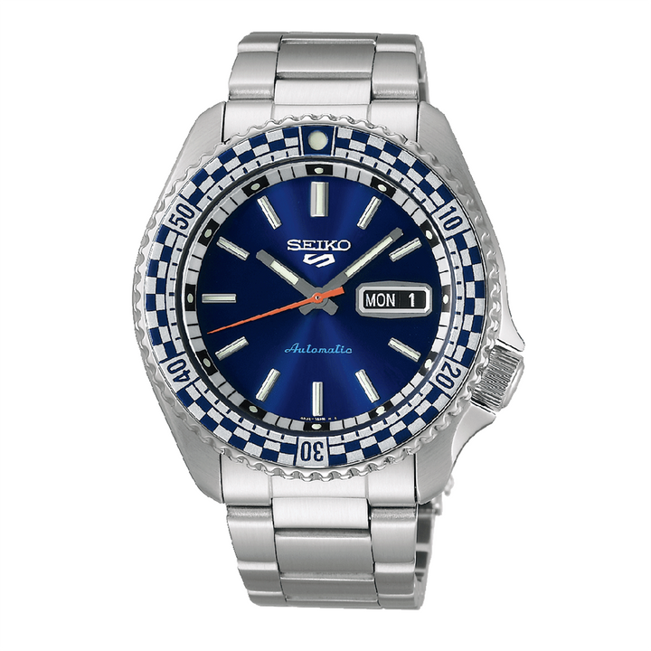 Orologio Seiko 5 Sport Checker Flag Blue Special Edition SRPK65K1