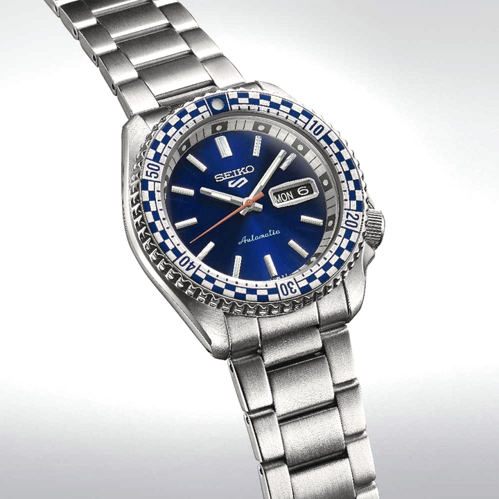 Orologio Seiko 5 Sport Checker Flag Blue Special Edition SRPK65K1