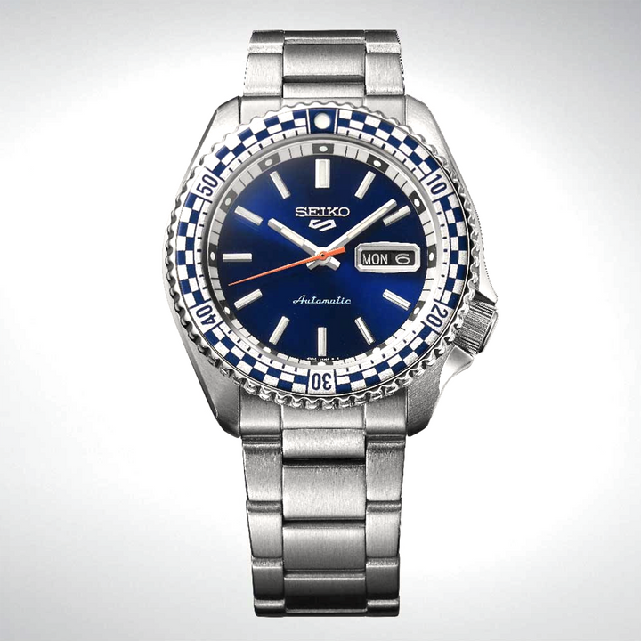 Orologio Seiko 5 Sport Checker Flag Blue Special Edition SRPK65K1