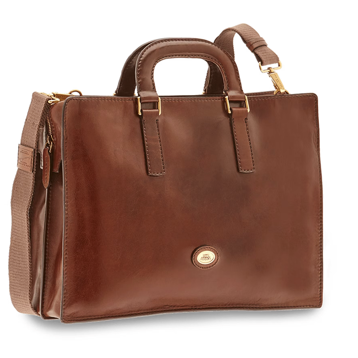 The Bridge Cartella Lavoro Uomo Linea Story pelle marrone 