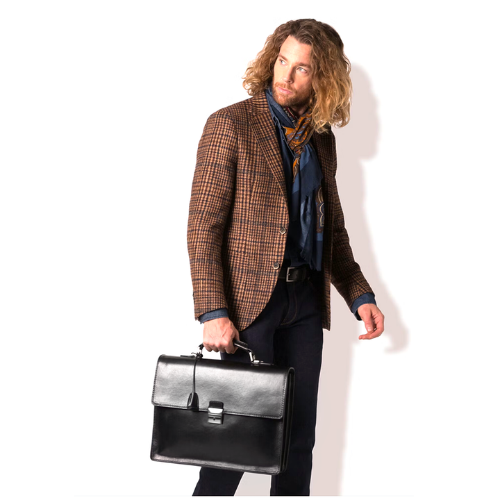 The Bridge Borsa a tracolla ventiquattrore uomo Linea Story Pelle Nera