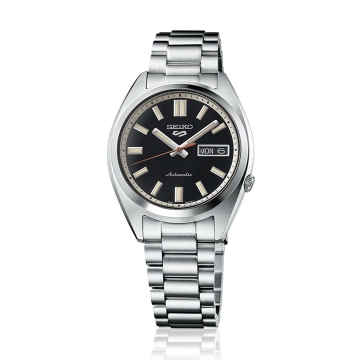 Orologio Seiko 5 New Automatico Cassa 37.5mm Quadrante Nero