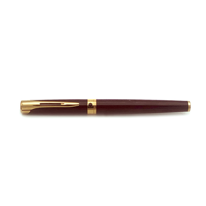 Waterman penna stilografica L Etalon lacca Burgundy 18k Nib