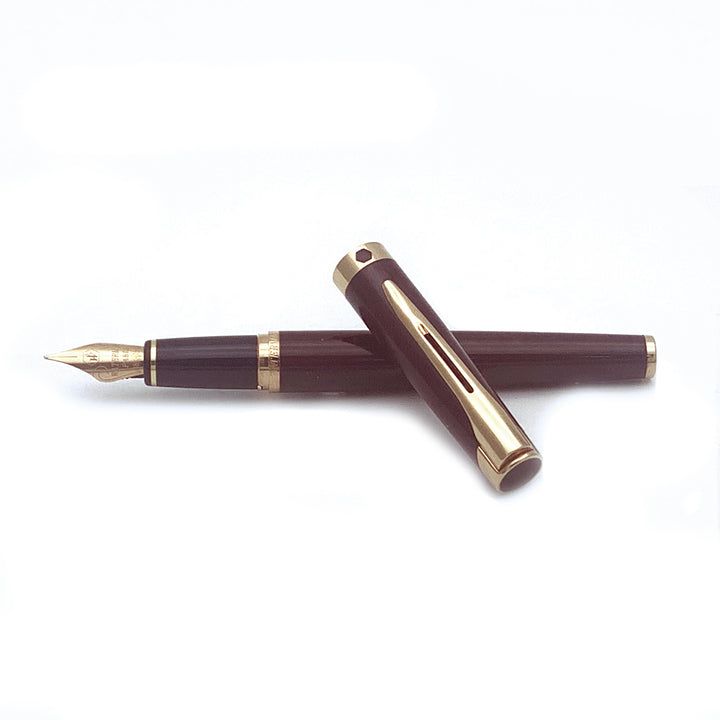 Waterman penna stilografica L Etalon lacca Burgundy 18k Nib