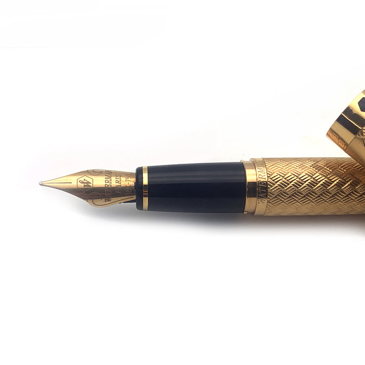 Waterman penna stilografica L Etalon oro  18k Nib