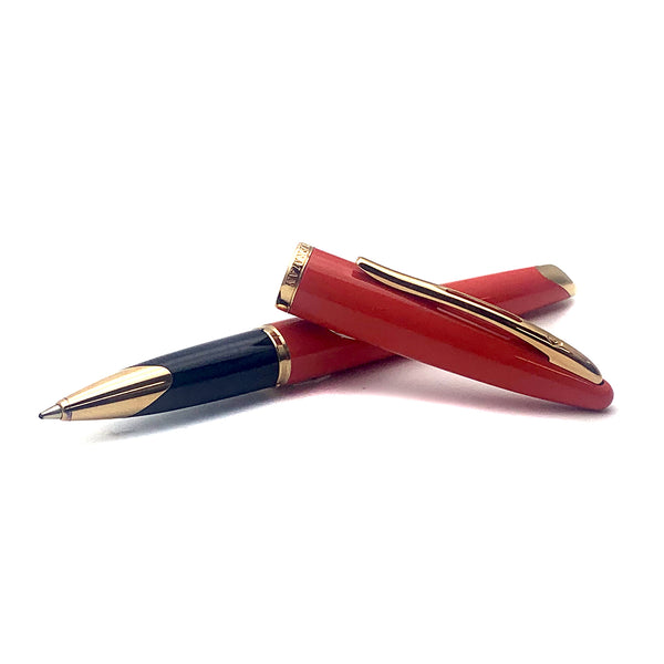 Waterman penna roller Carene  arancione corallo 1994