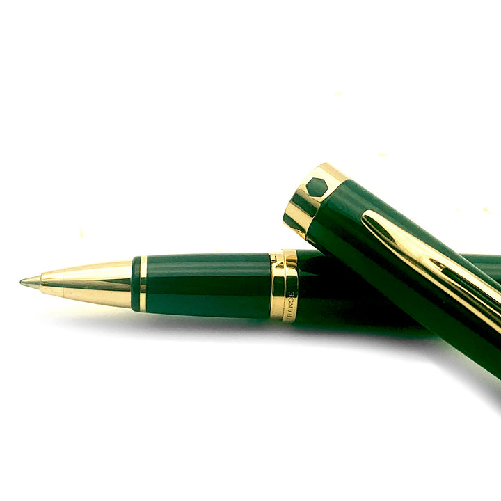 Waterman penna roller L Etalon lacca Burgundy verde